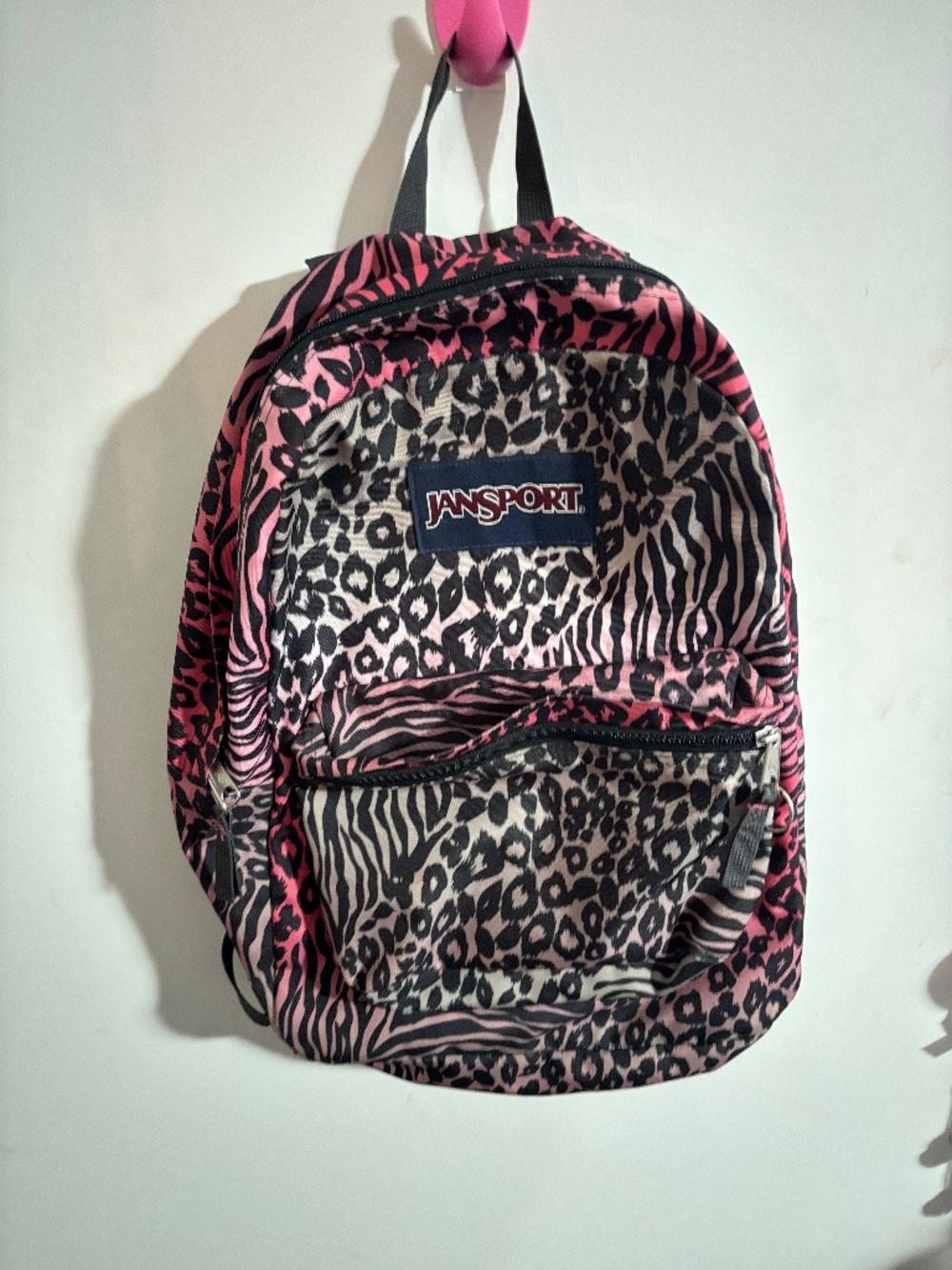 JANSPORT ANIMAL PRINT BACKPACK